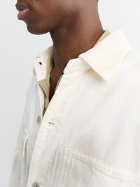 Neighborhood - BW Washed Coverall Jacket in White