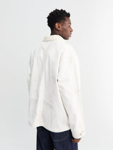 Neighborhood - BW Washed Coverall Jacket in White