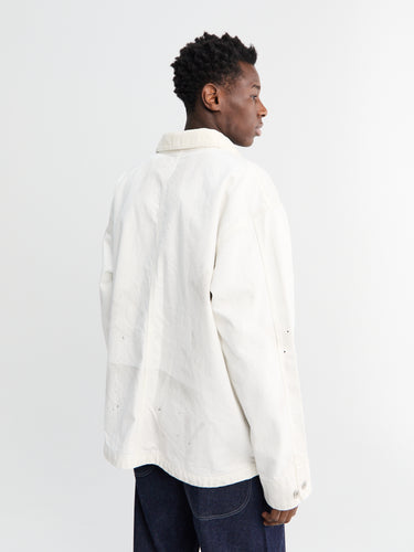 Neighborhood - BW Washed Coverall Jacket in White
