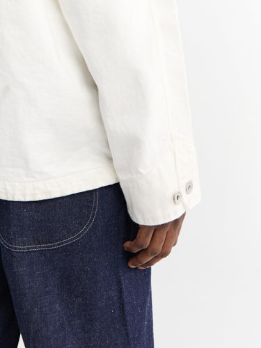 Neighborhood - BW Washed Coverall Jacket in White