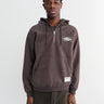 Neighborhood - Classic Half Zip Sweatshirt in Brown