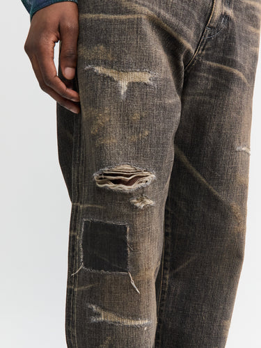 Neighborhood - Savage Denim DP Basic Pants in Black