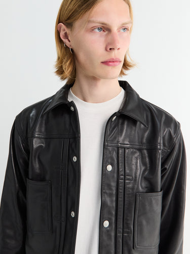 Neighborhood - Leather Type-2 Jacket in Black