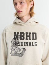 Neighborhood - Savage Swear Hoodie LS in Oatmeal