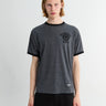 Neighborhood - Heather fabric Tee SS in Black