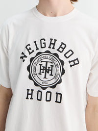 Neighborhood - NH. T-shirt SS-4 in White