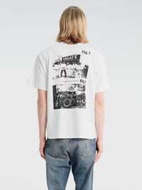 Neighborhood - NH X Osamu Nagahama T-shirt SS-1 in White