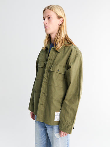 Neighborhood - Fatique Shirt in Olive Drab