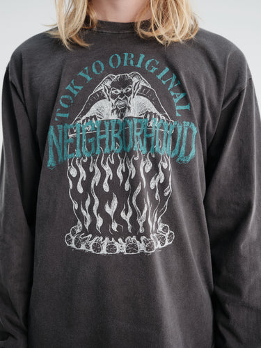 Neighborhood - Tee Longsleeve 3 in Black