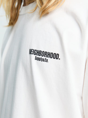 Neighborhood - Tee SS-2 in White and Black