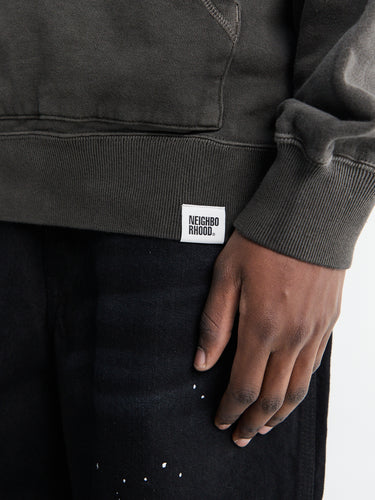 Neighborhood - Pigment Dyed Sweat Hoodie in Black