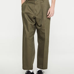 Neighborhood - Tuck Pants in Olive Drab