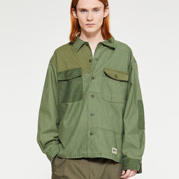 Neighborhood - RM Utility Shirt in Olive Drab