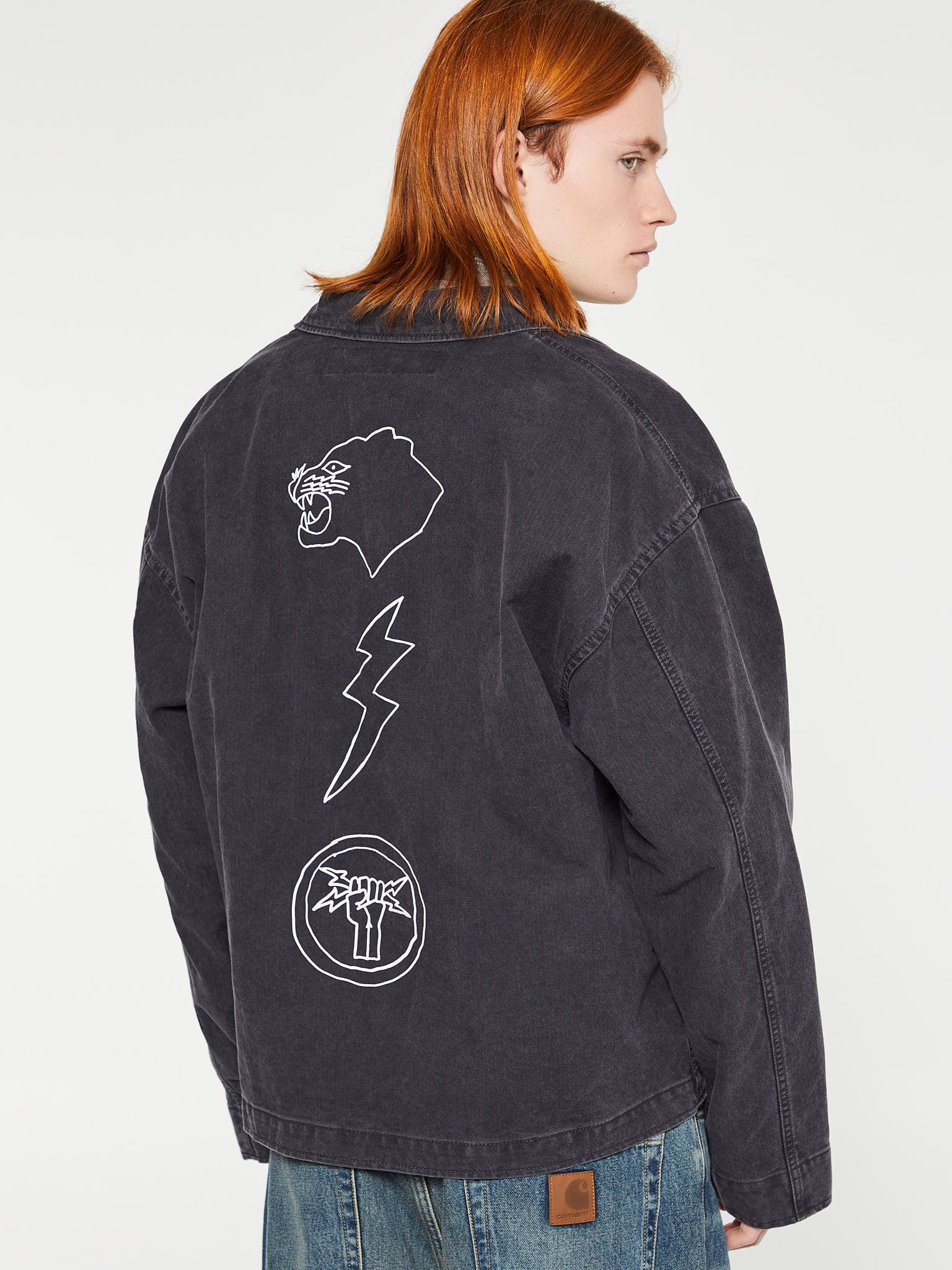 Neighborhood - A-2 Utility Jacket in Black