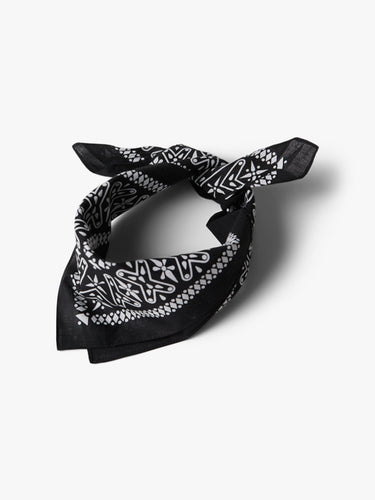 Neighborhood - Cross Pattern Bandana in Black
