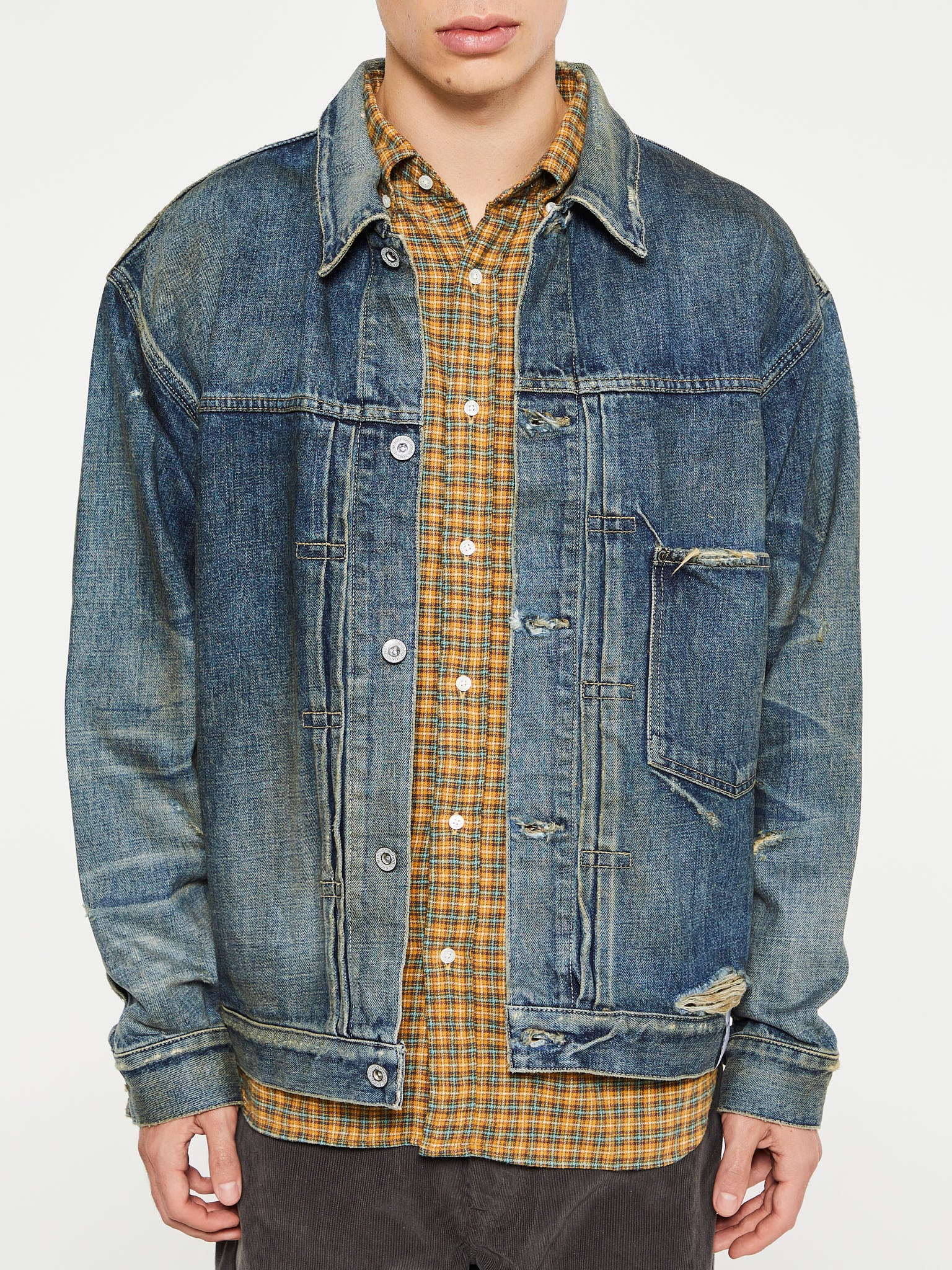 Neighborhood - Savage Denim Type-1 Jacket in Indigo