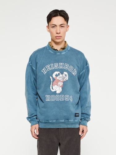 Neighborhood - Pigment Dyed Sweatshirt in Navy