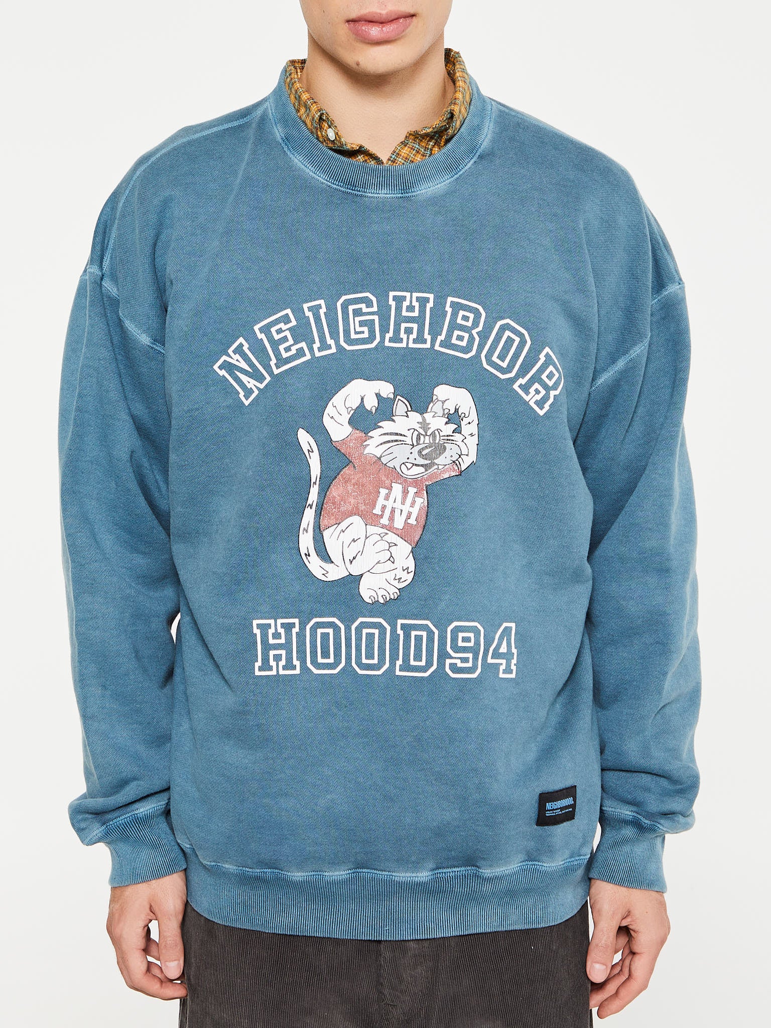 Neighborhood - Pigment Dyed Sweatshirt in Navy