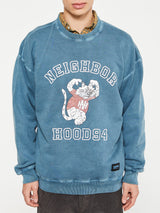 Neighborhood - Pigment Dyed Sweatshirt in Navy