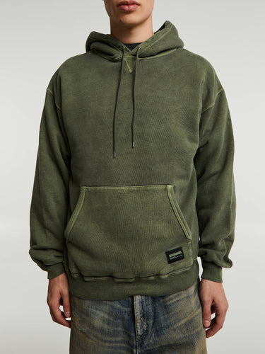 Neighborhood - Pigment Dyed Sweat Hoodie in Olive Drab