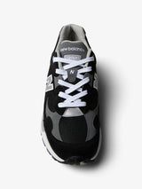 New Balance - 992 Sneakers in Black, Grey and Silver Metallic