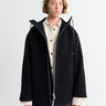 Studio Nicholson - Etna Zip Through Hooded Jacket in Dark Navy