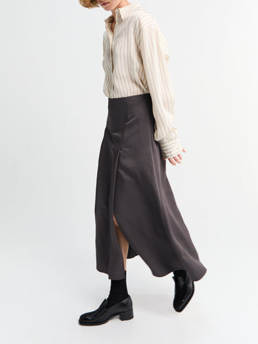Studio Nicholson - Pleat Front Skirt in Slate