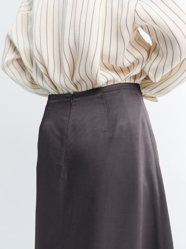 Studio Nicholson - Pleat Front Skirt in Slate