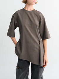 Studio Nicholson - Vichy Top in Melange