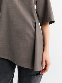 Studio Nicholson - Vichy Top in Melange