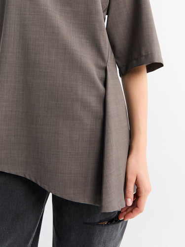 Studio Nicholson - Vichy Top in Melange