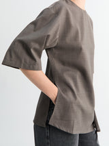 Studio Nicholson - Vichy Top in Melange