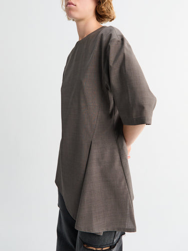 Studio Nicholson - Vichy Top in Melange
