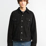 Studio Nicholson - Suede Trucker Jacket in Black