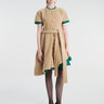 Nicklas Skovgaard - Diana Dress in Tan & Turquoise