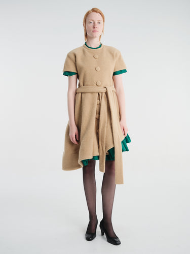 Nicklas Skovgaard - Diana Dress in Tan & Turquoise
