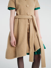 Nicklas Skovgaard - Diana Dress in Tan & Turquoise