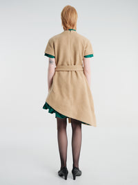 Nicklas Skovgaard - Diana Dress in Tan & Turquoise