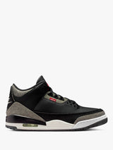 Nike - Air Jordan 3 x Levi's® Sneakers Black Denim in Black, White and Black-Gym Red