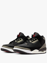 Nike - Air Jordan 3 x Levi's® Sneakers Black Denim in Black, White and Black-Gym Red