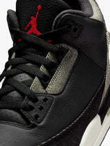 Nike - Air Jordan 3 x Levi's® Sneakers Black Denim in Black, White and Black-Gym Red