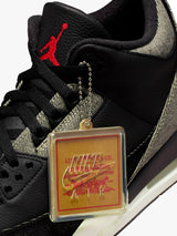 Nike - Air Jordan 3 x Levi's® Sneakers Black Denim in Black, White and Black-Gym Red
