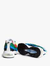 Nike - Nike Air Max 95 Big Bubble PRM in White, Metallic Gold, Red and Blue