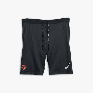 Nike - AeroSwift Dri-FIT ADV Brief-Lined Running Half-Tights in Black, Smoke Grey and Bright Crimson