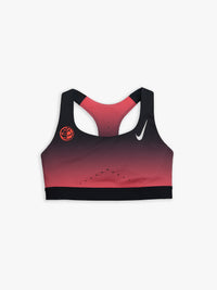 Nike - Women's Swift HS Bra NRG in Black, Bright Crimson and Metallic Silver