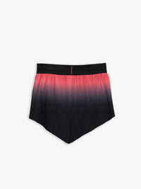 Nike - Women's AeroSwift Dri-FIT ADV 3in1 Running Shorts in Black, Bright Crimson and Metallic Silver