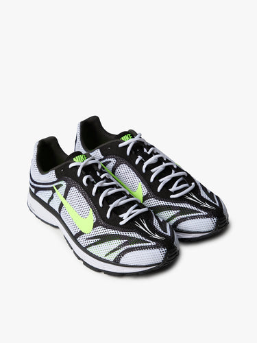 Nike - Nike Zoom Streak 3 Sneakers in White, Volt-Flat Pewter and Black