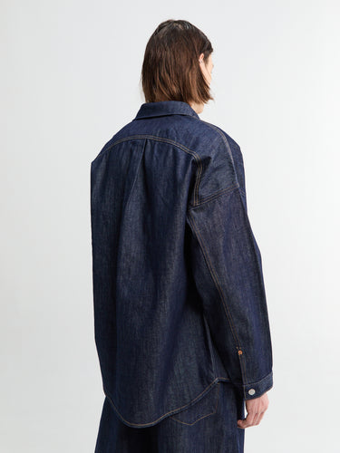 Nike - Levi's X Jordan Overshirt Jacket in Indigo