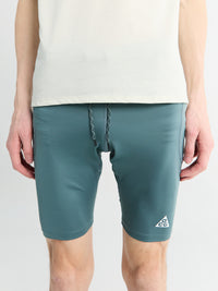 Nike - Lavaloops Half-Lenght Tights in Mineral Slate and Summit White