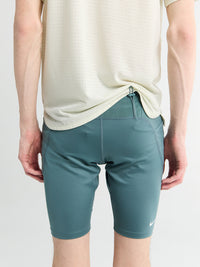 Nike - Lavaloops Half-Lenght Tights in Mineral Slate and Summit White